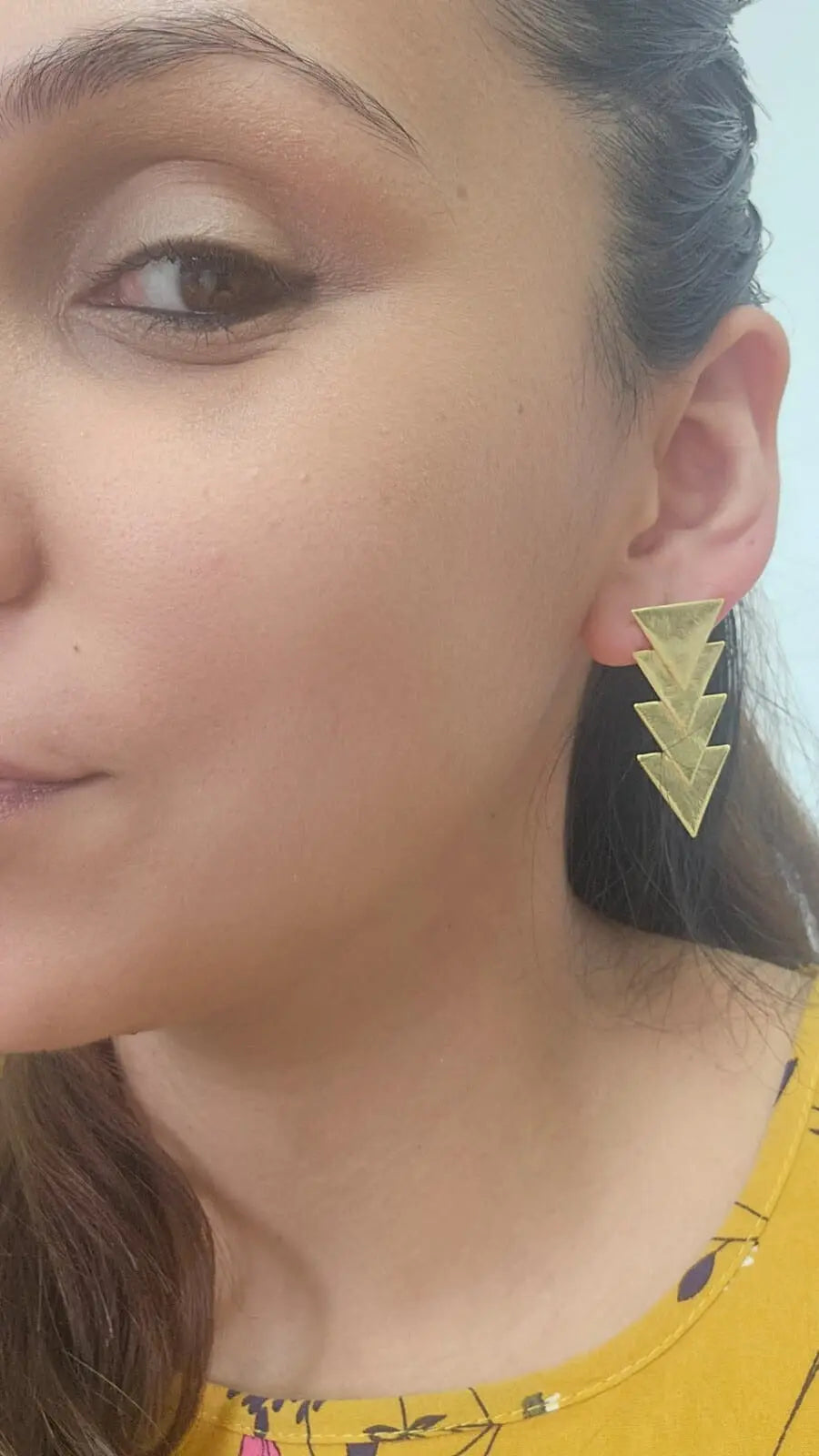 Trikona Earrings Bliss Boho