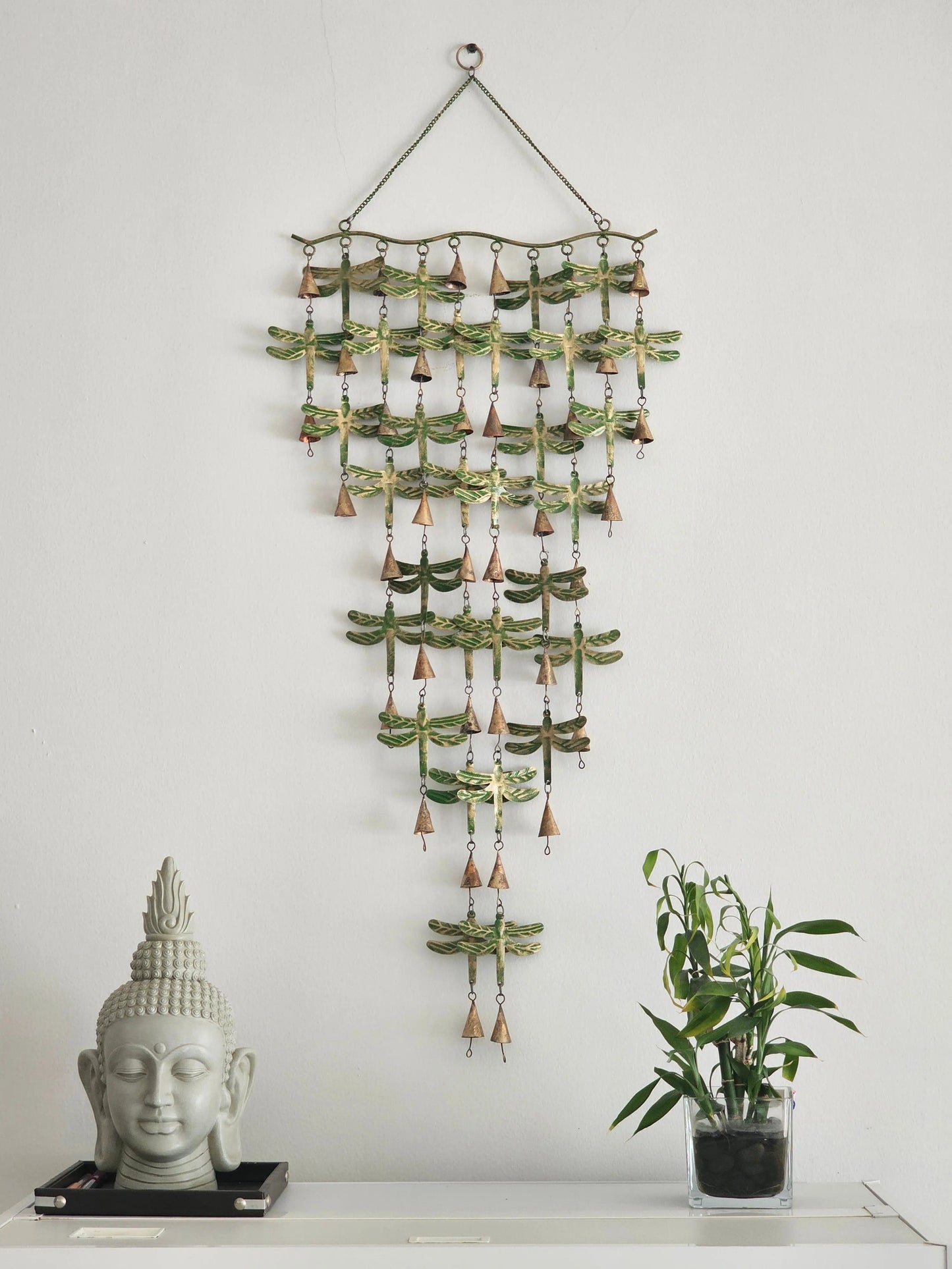 Bohemian Dragonfly Wall Decor Handcrafted Chime Bliss Boho