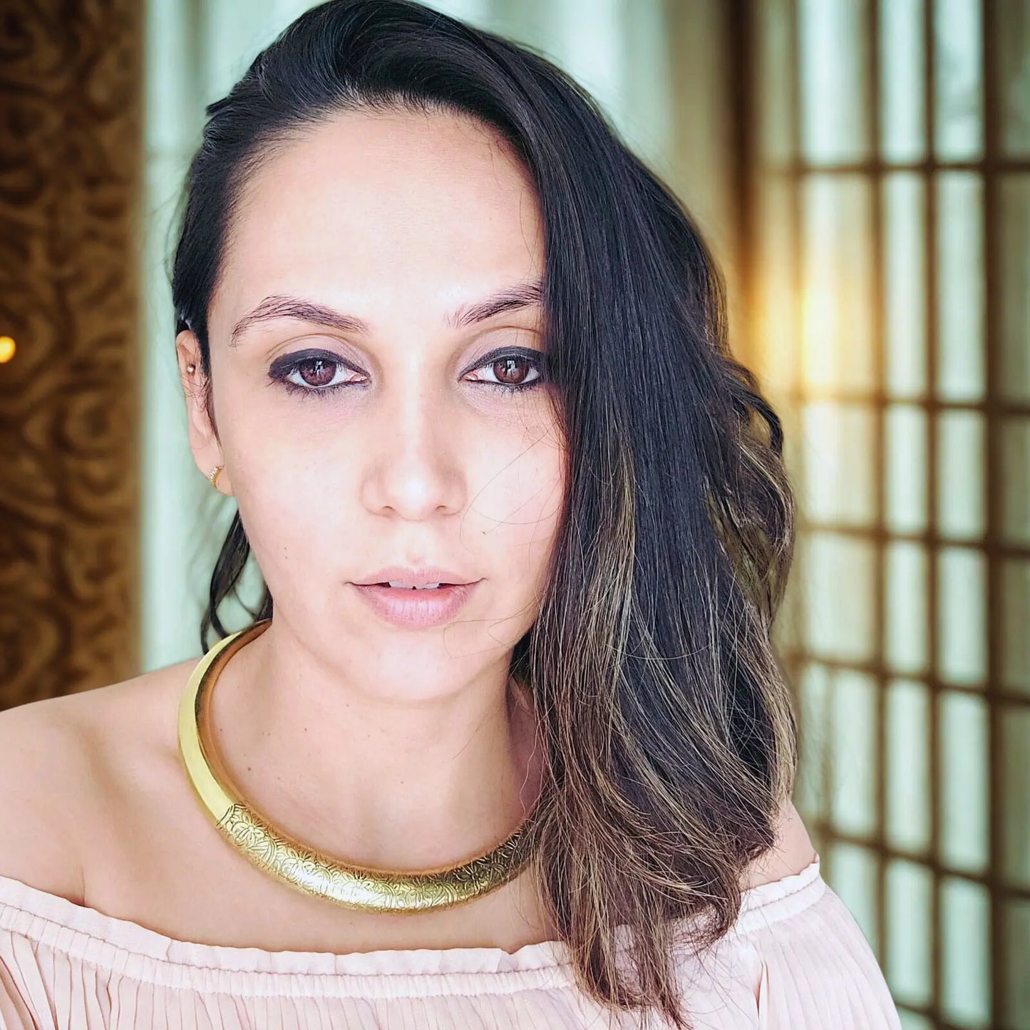 Banjara Brass Choker Bliss Boho