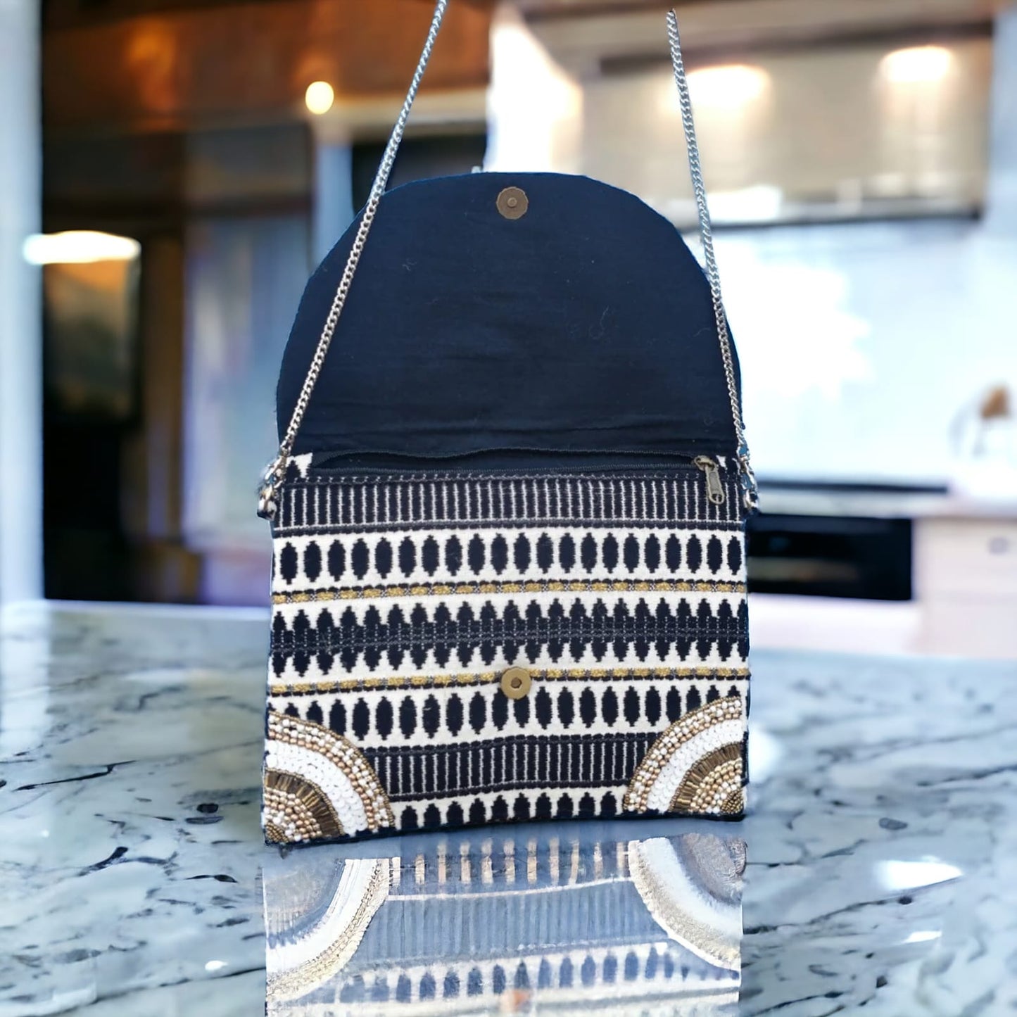Ebony Elegance Clutch