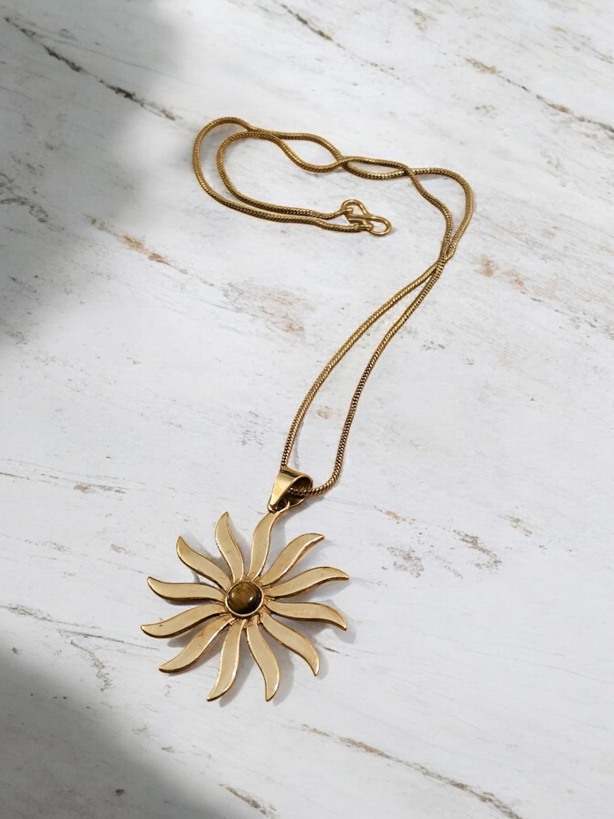Rayla Necklace with Tiger Eye Stone