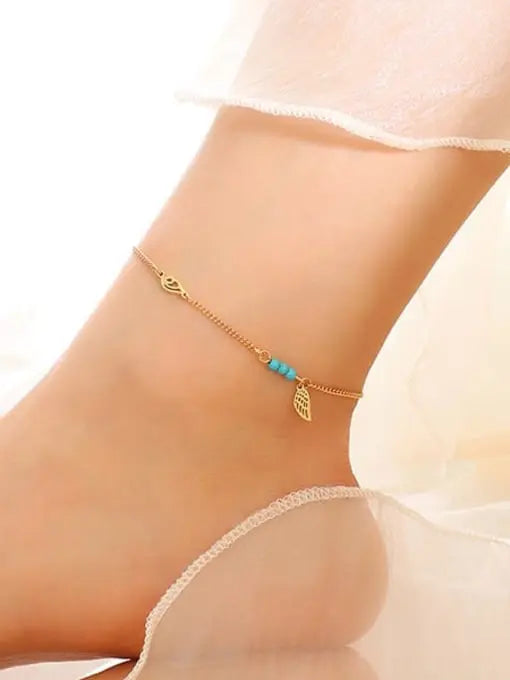 Turquoise Breeze Anklet Bliss Boho