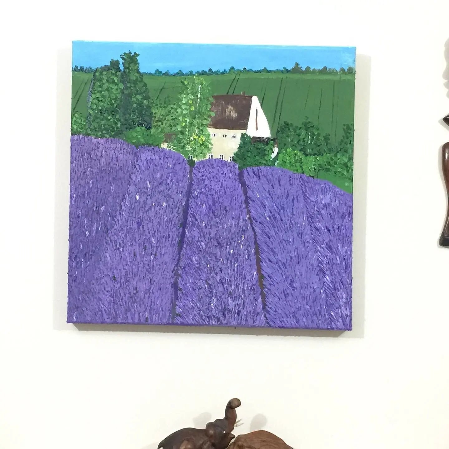 arden of Serenity – Hand-Painted Acrylic Canvas Bliss Boho