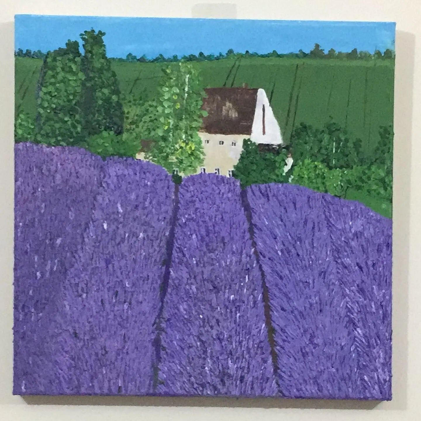 arden of Serenity – Hand-Painted Acrylic Canvas Bliss Boho