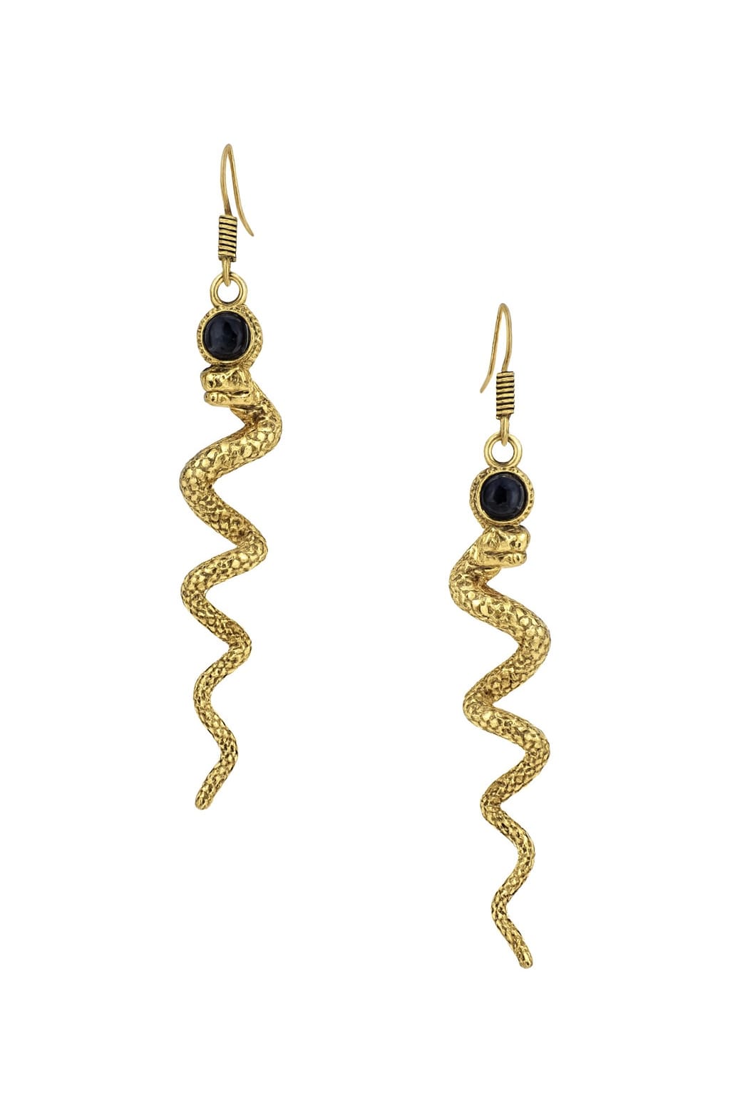 Serpentine Noir Earrings