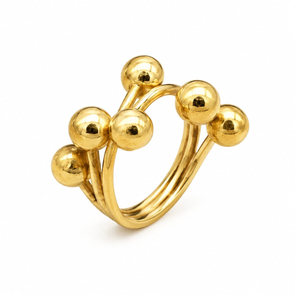 Boond Brass Statement Ring