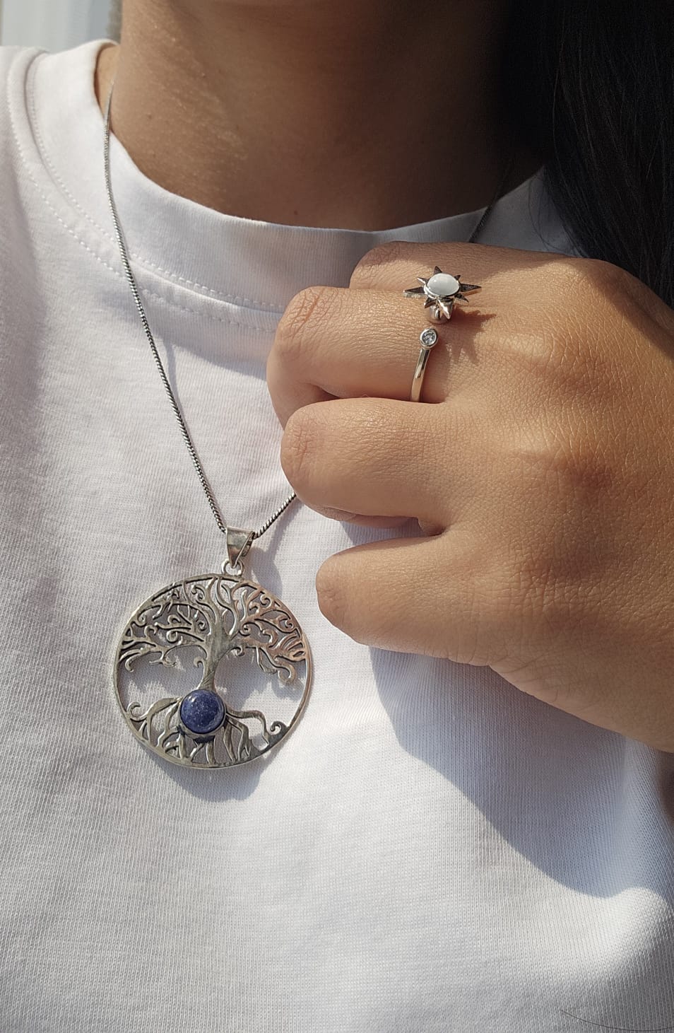 Tree Of Life Stone Necklace