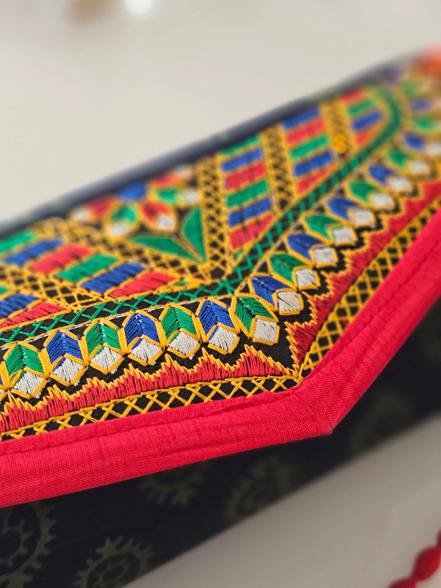 Silk Shoulder Bag from Kutch Bliss Boho