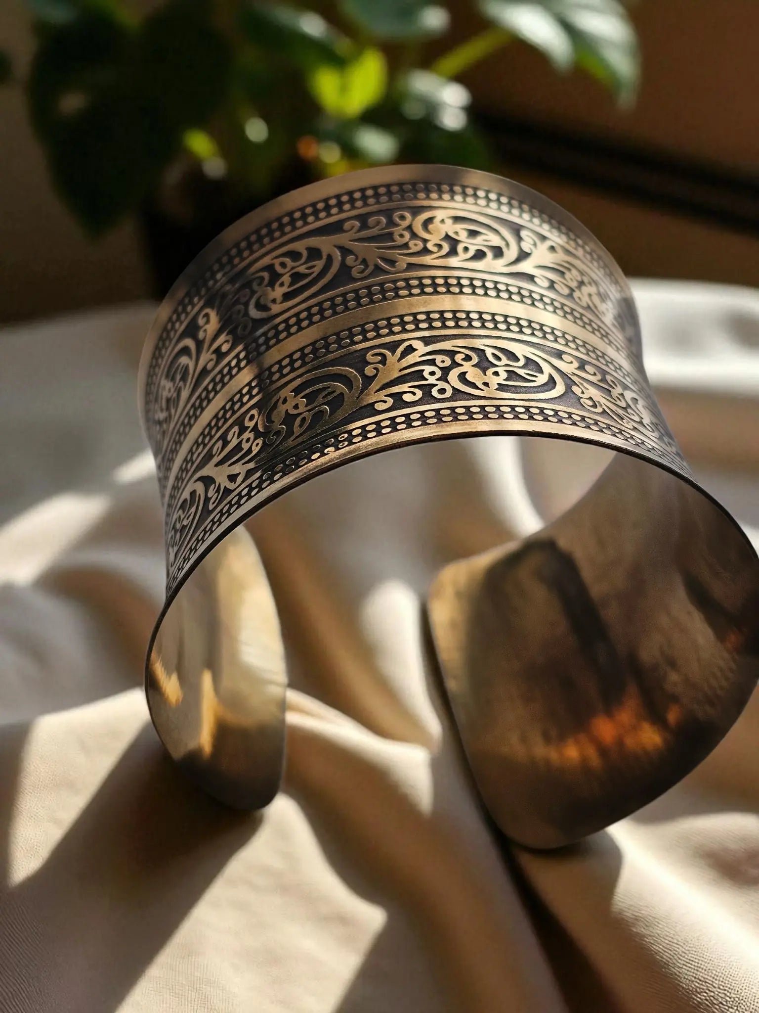 Tribal Vintage Wide Cuff Bracelet Bliss Boho