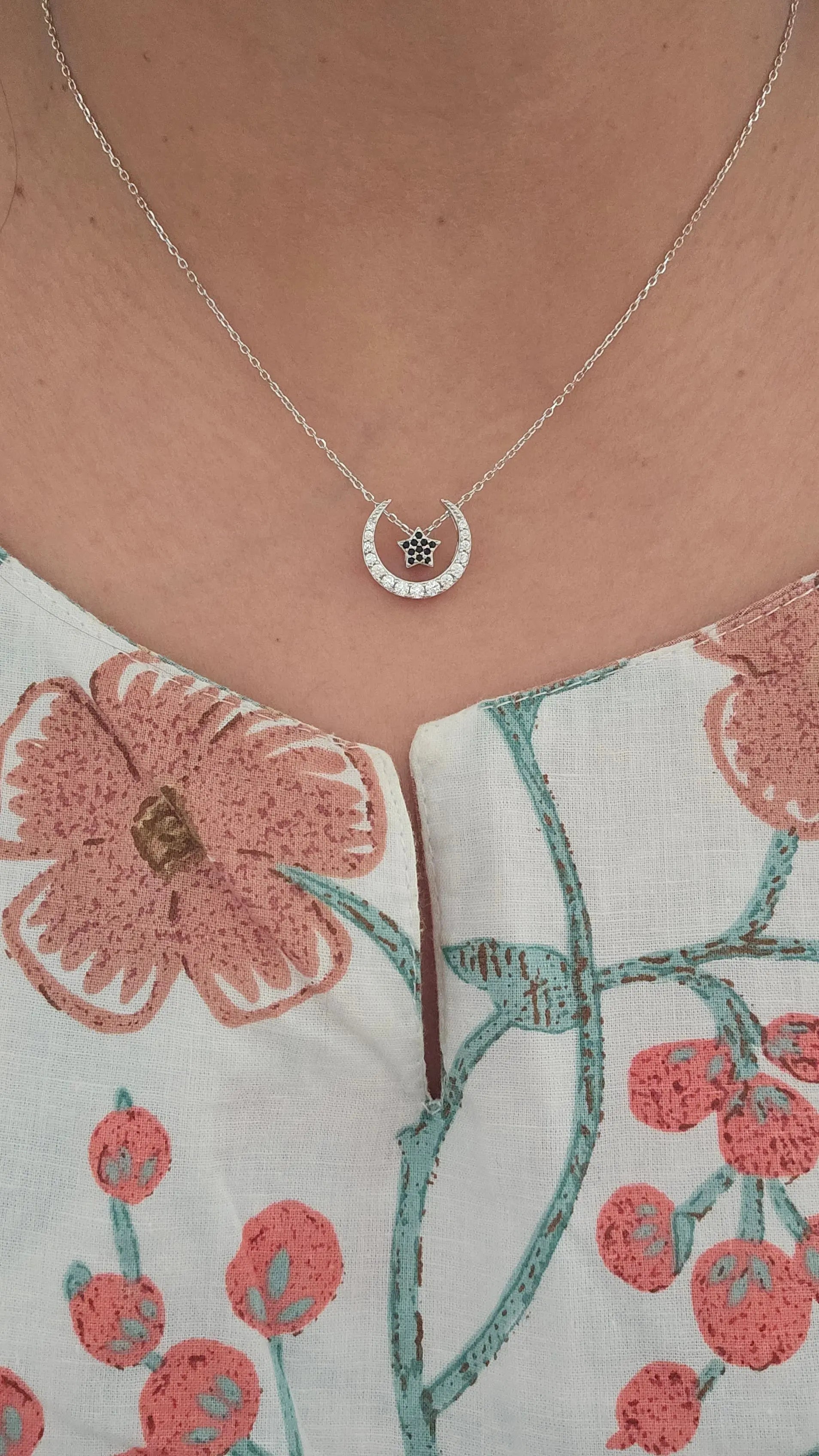 Celestial Star Necklace – Dainty 5-Way Wear Bliss Boho