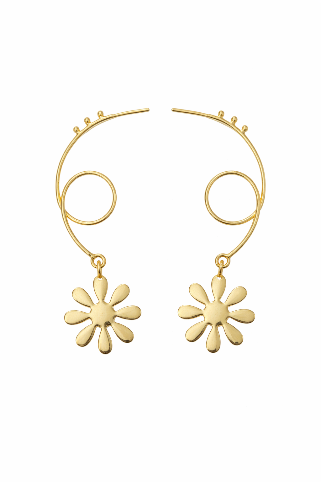 Whirl Flower Earrings