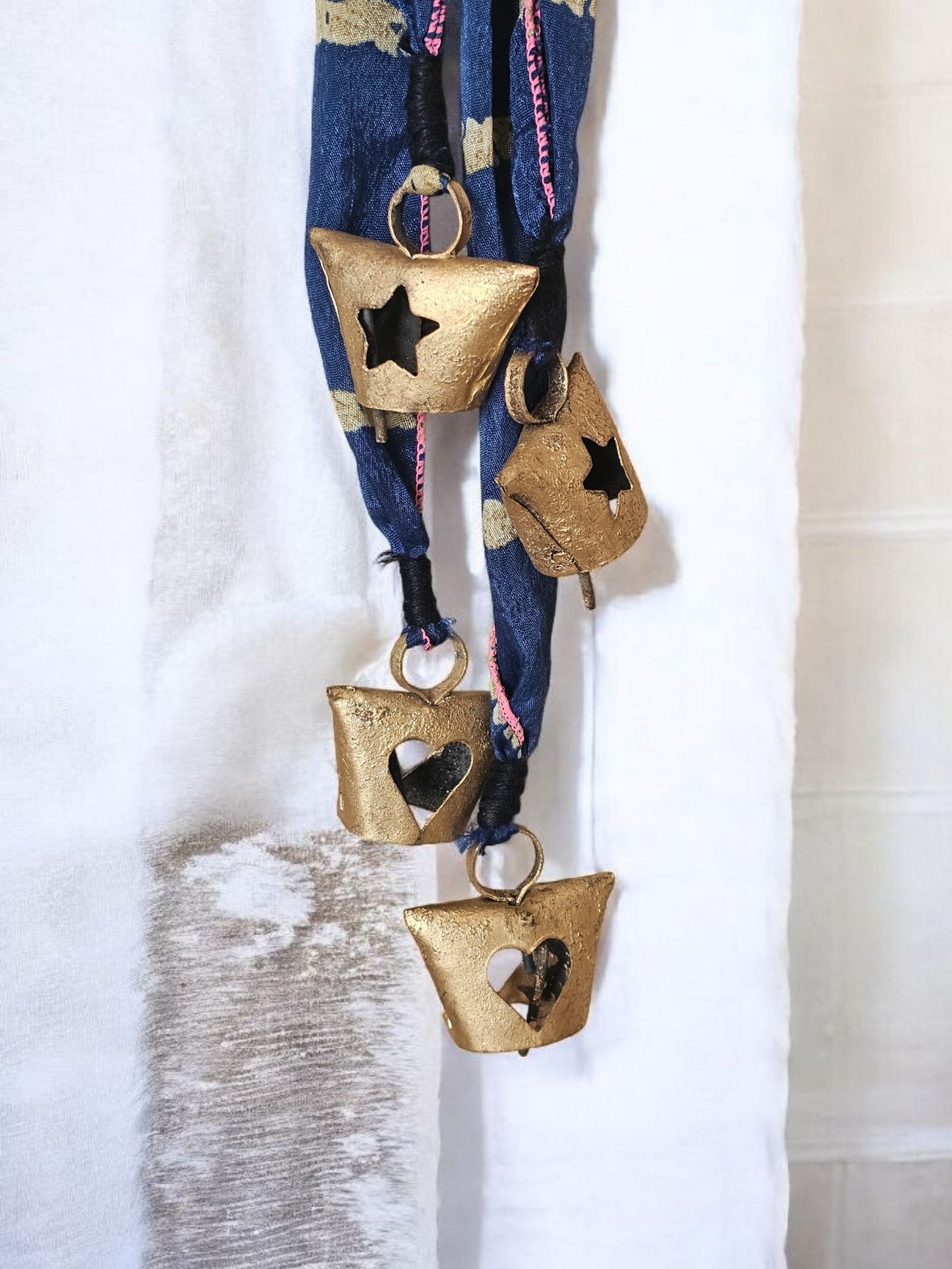 Bells Recycled Sari Chimes
