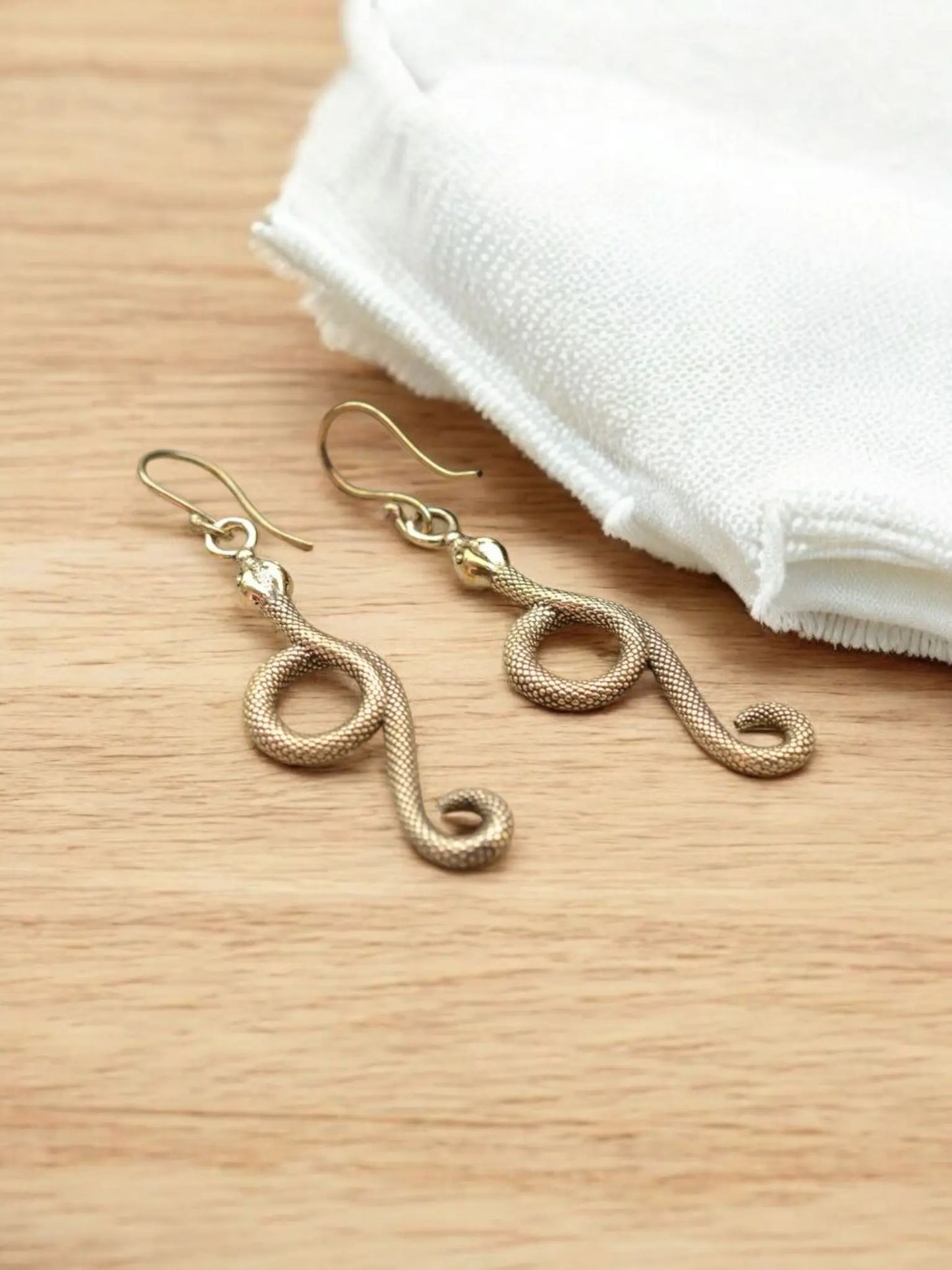 Serpentine Coil Earrings Bliss Boho