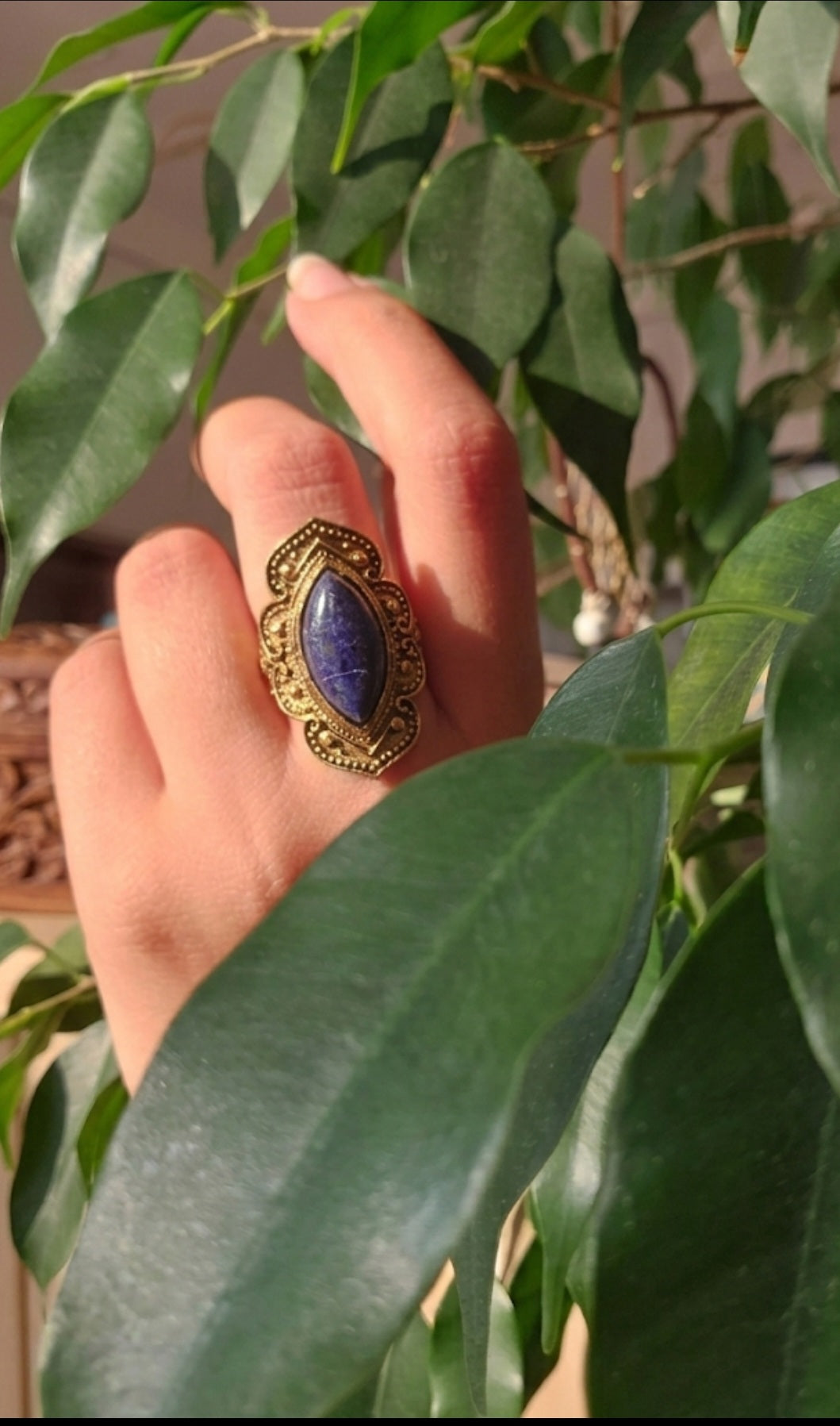 Vintage Aria Lapis Lazuli Ring