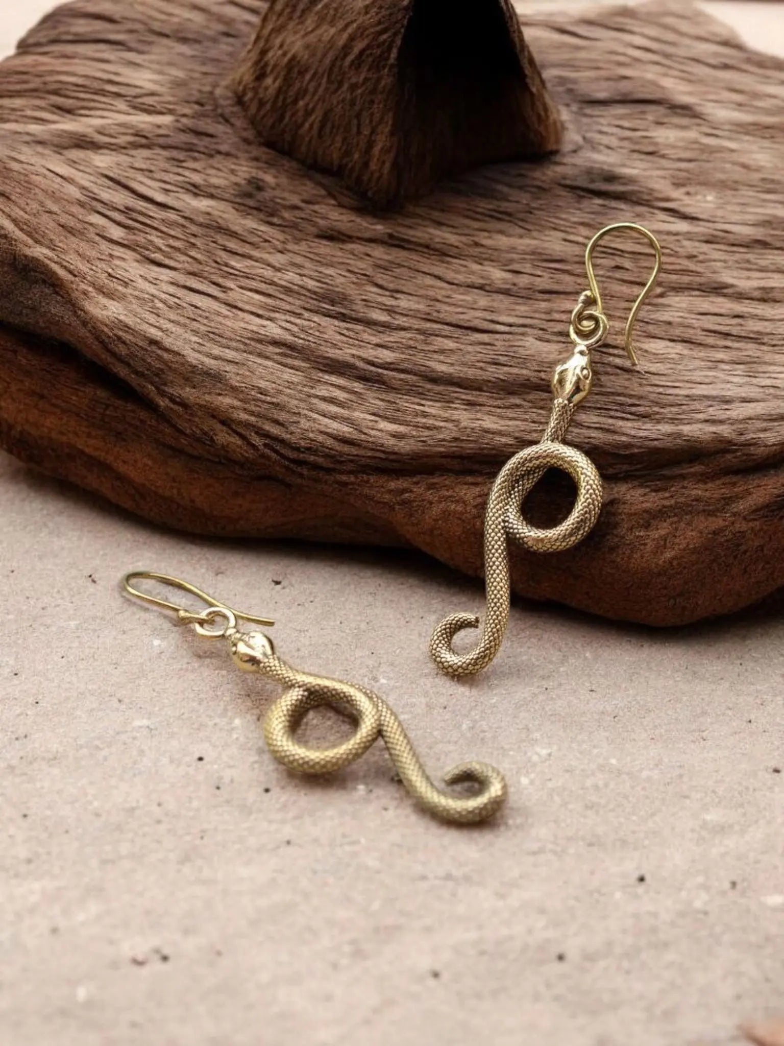 Serpentine Coil Earrings Bliss Boho