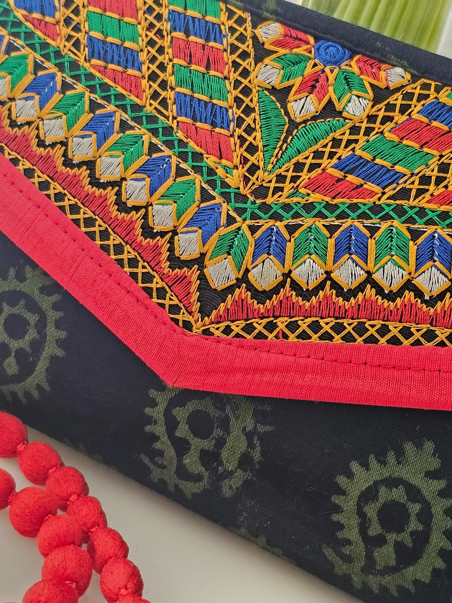 Silk Shoulder Bag from Kutch Bliss Boho