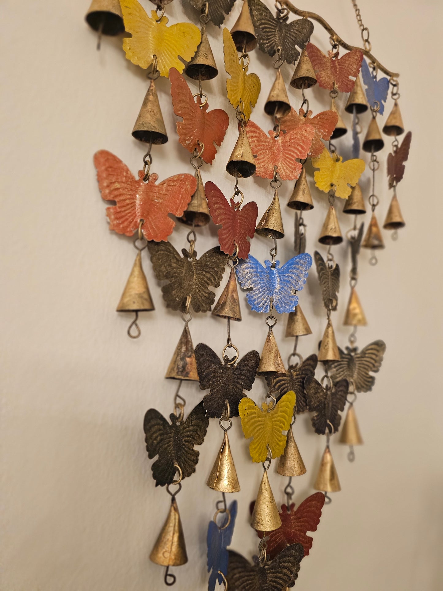 Multi Coloured Butterfly Chime