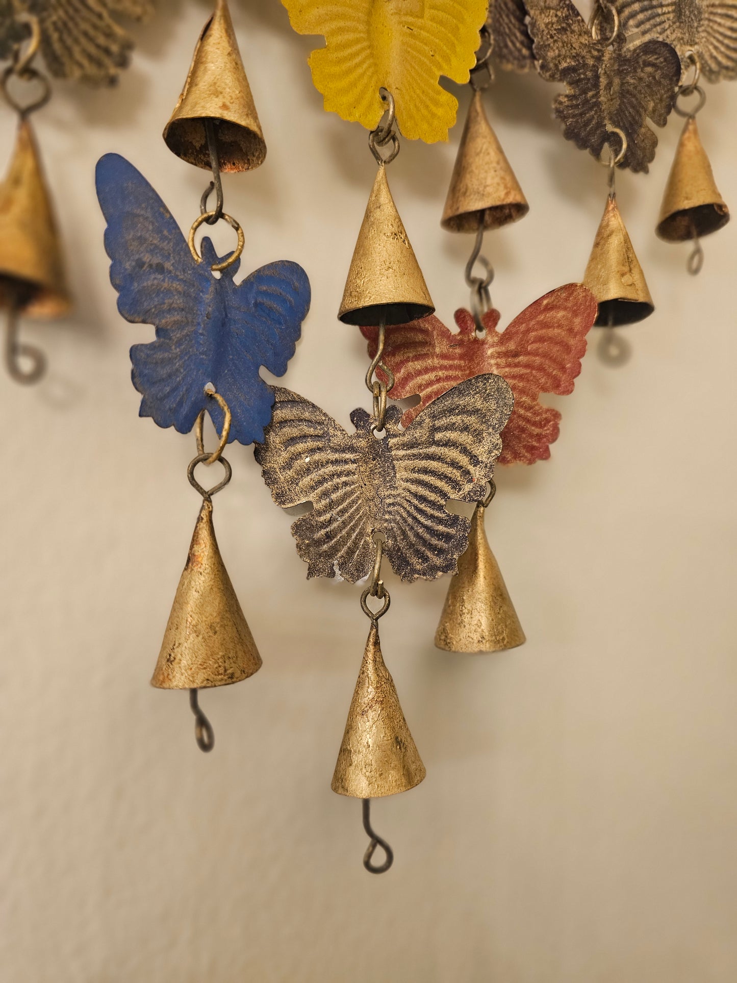 Multi Coloured Butterfly Chime