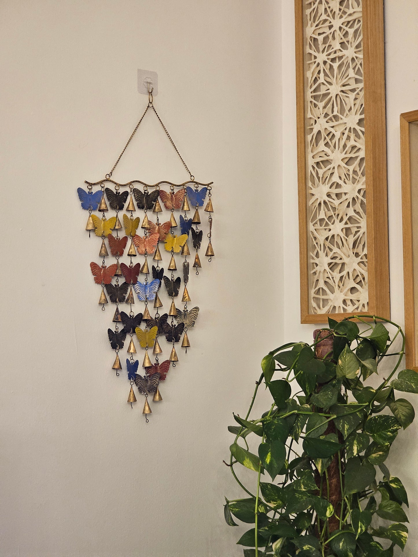 Multi Coloured Butterfly Chime