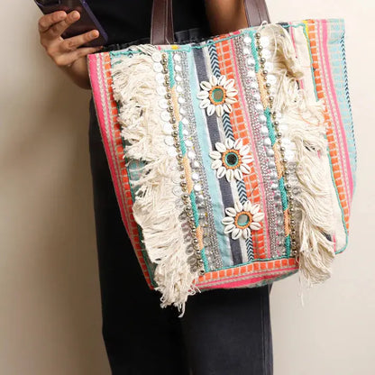 Fiesta Fringe Tote Bag