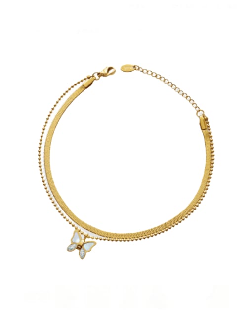 Ethereal Grace Butterfly Anklet