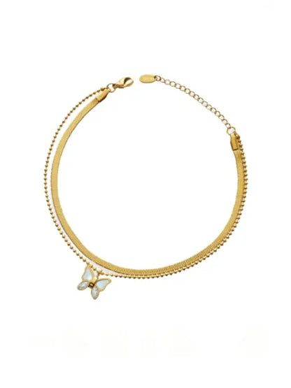 Ethereal Grace Butterfly Anklet Bliss Boho