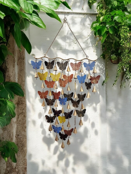 Multi Coloured Butterfly Chime