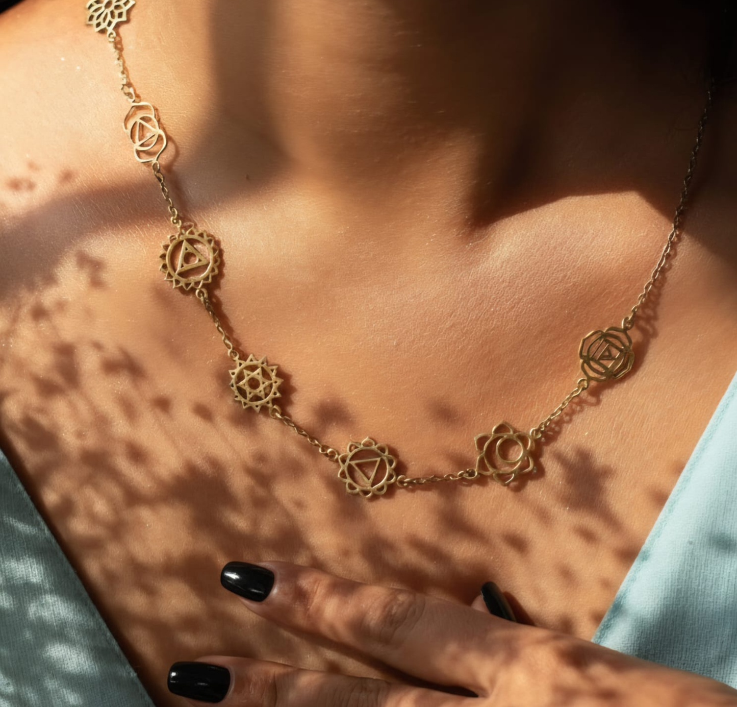 Bohemian Seven Chakra Necklace