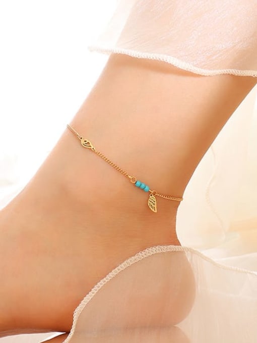 Turquoise Breeze Anklet