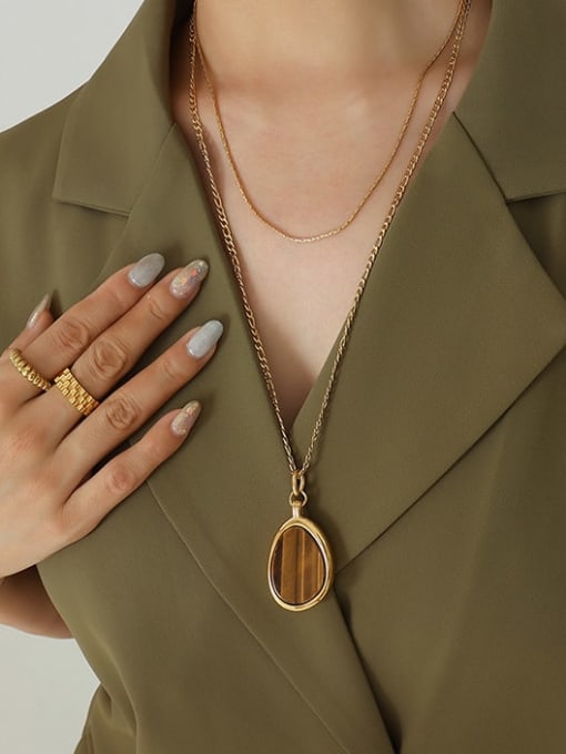 Vintage Tiger Eye Necklace