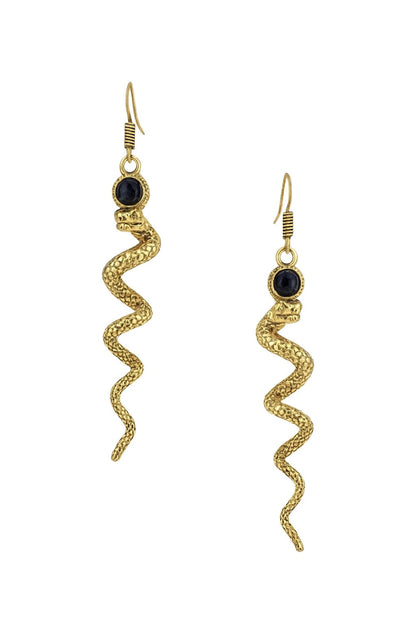 Serpentine Noir Earrings