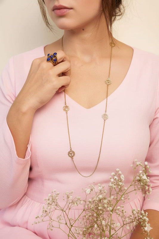 Seven Chakra Long Necklace