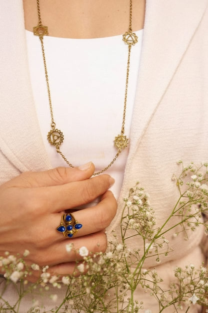 Seven Chakra Long Necklace