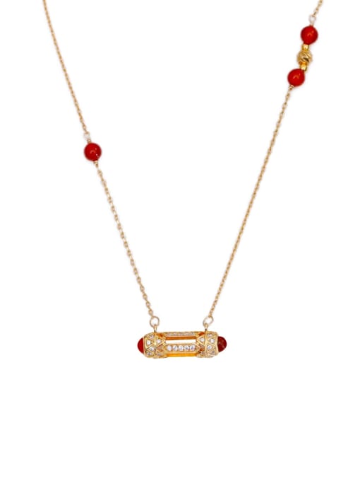 Agni Red Agate Necklace