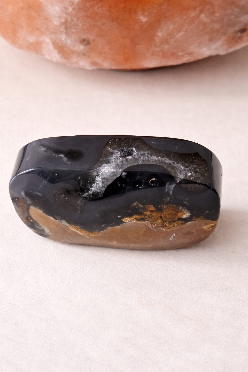 Volcano Agate Palm Stone
