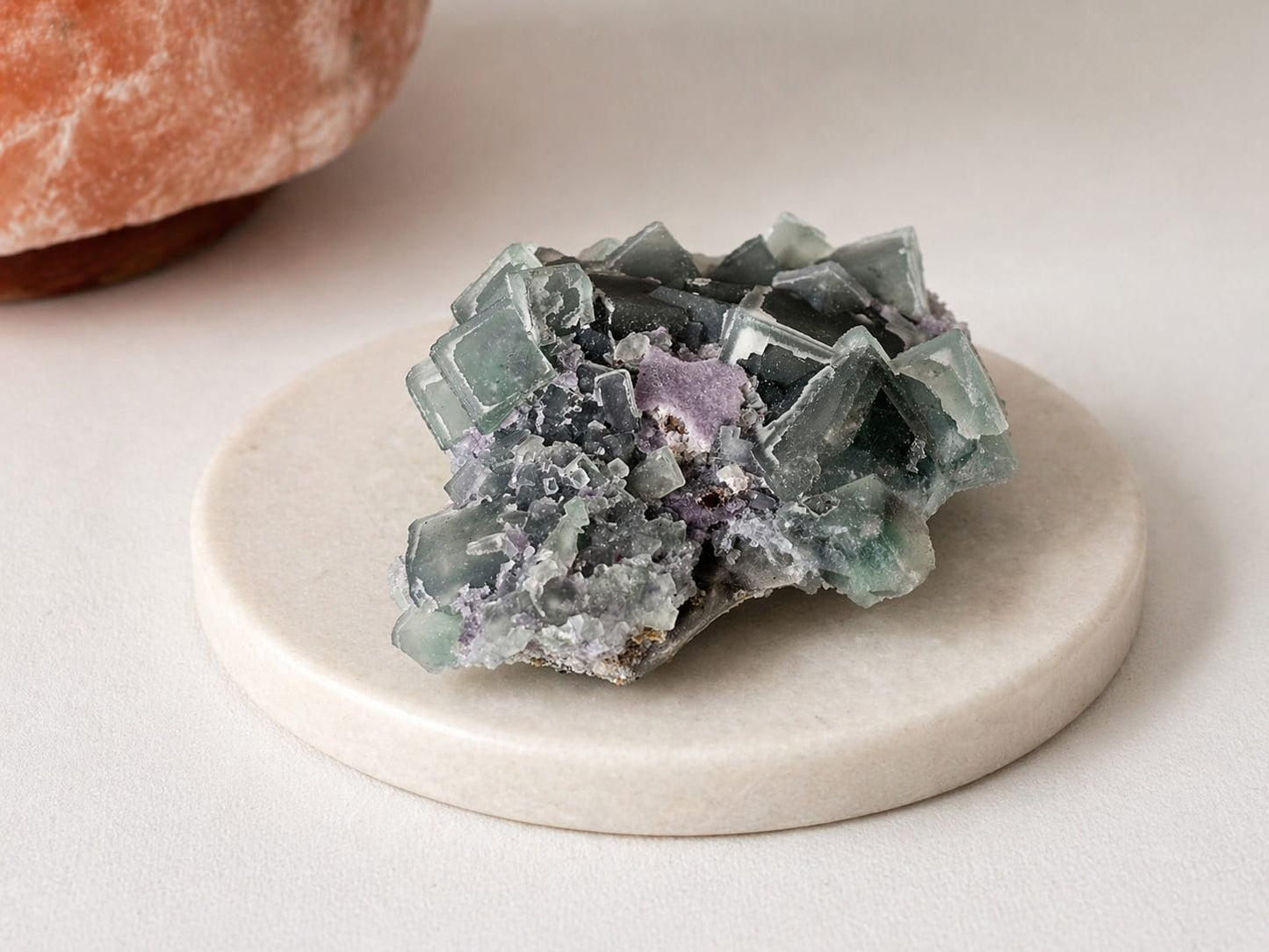 Green Fluorite Cluster