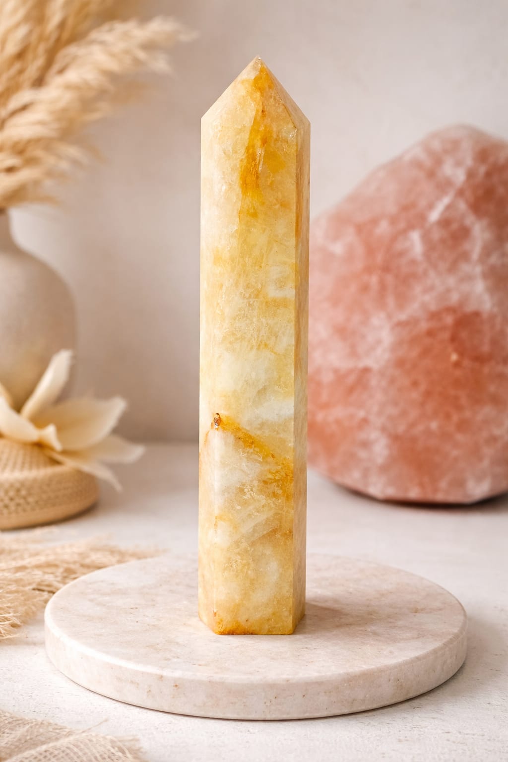 Golden Healer Quartz Tower