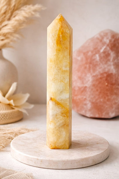 Golden Healer Quartz Tower