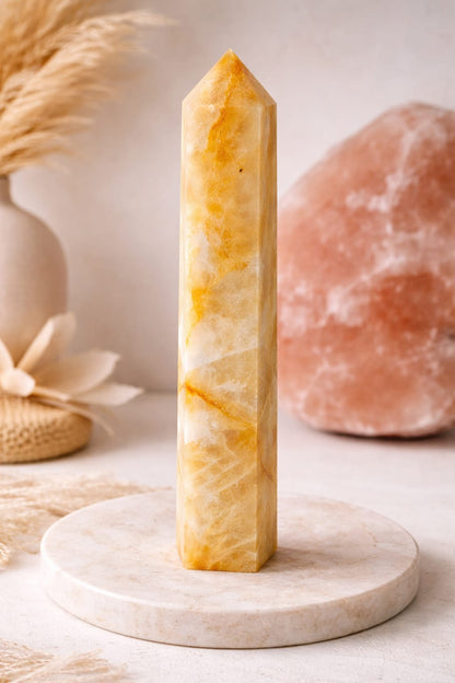 Golden Healer Quartz Tower