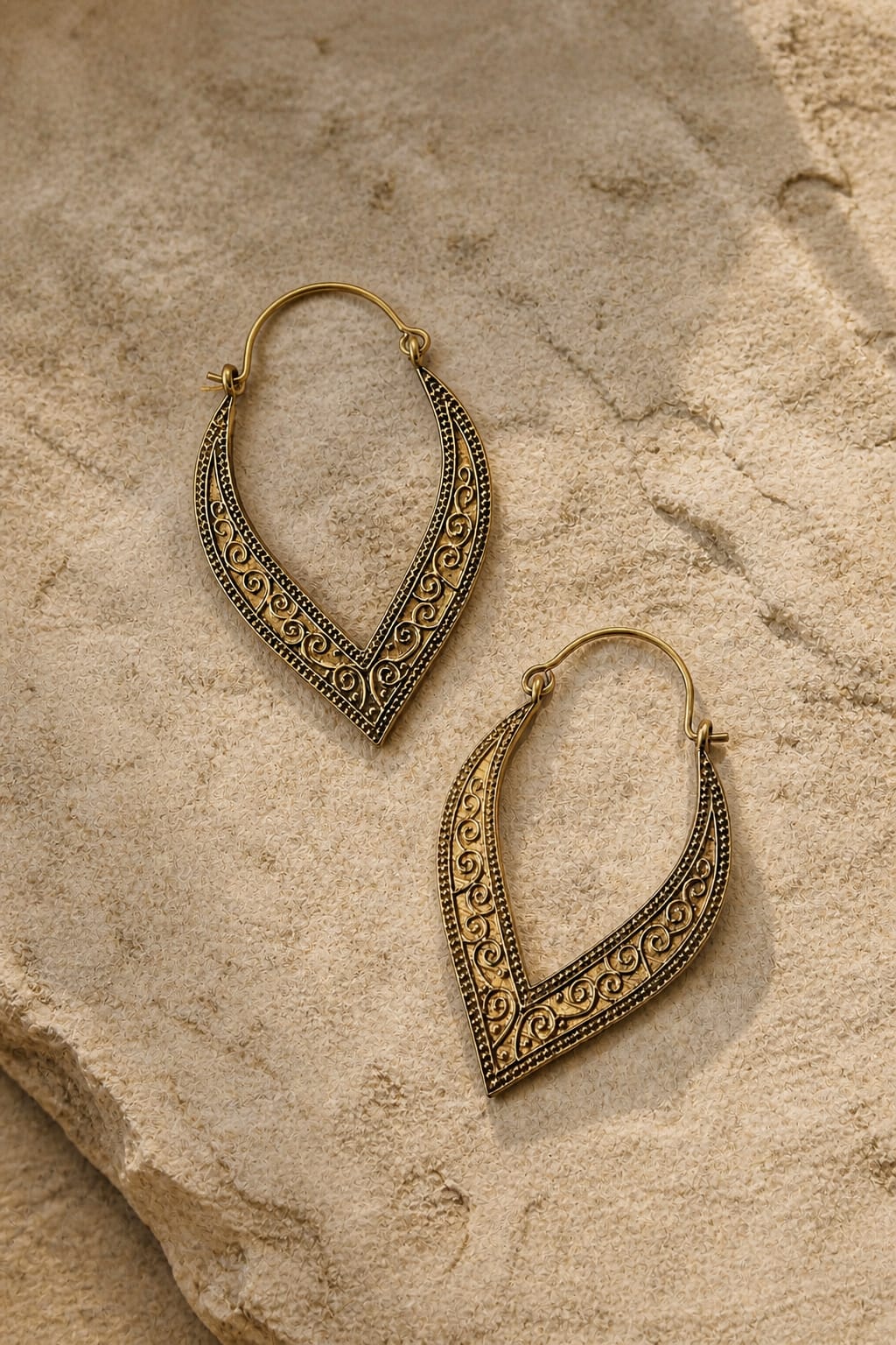 Tribal Drop Hoops