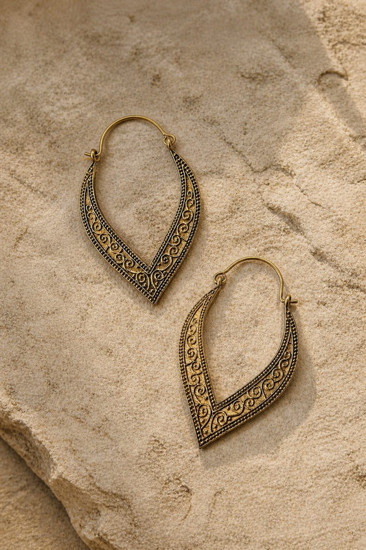 Tribal Drop Hoops