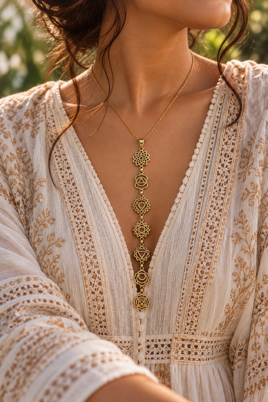 7 Chakra Necklace – Align & Energize