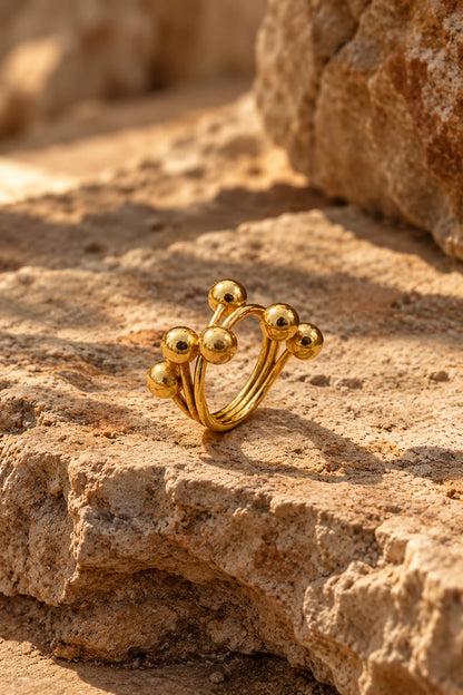 Boond Brass Statement Ring