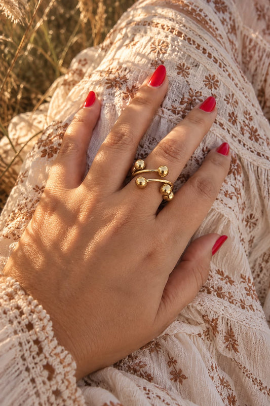 Boond Brass Statement Ring
