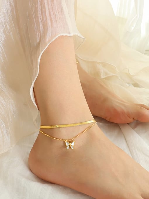 Ethereal Grace Butterfly Anklet