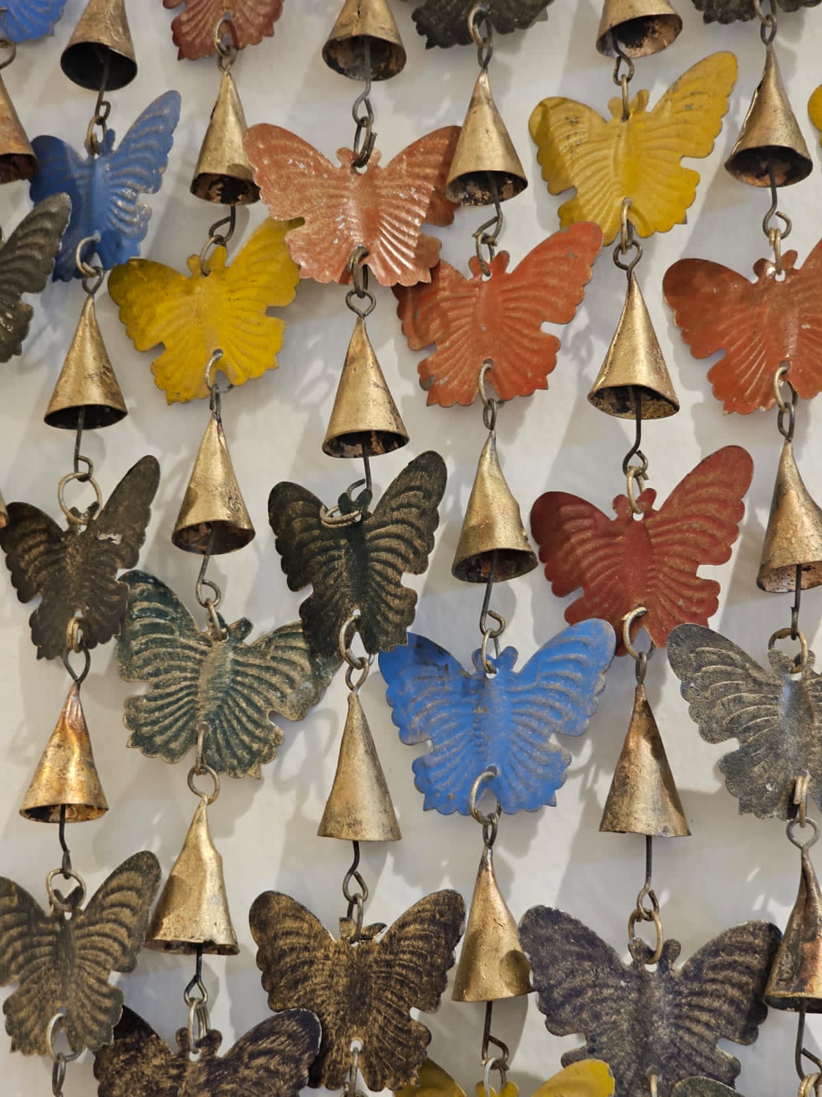 Bohemian Handcrafted  Butterfly Wall Decor Chime