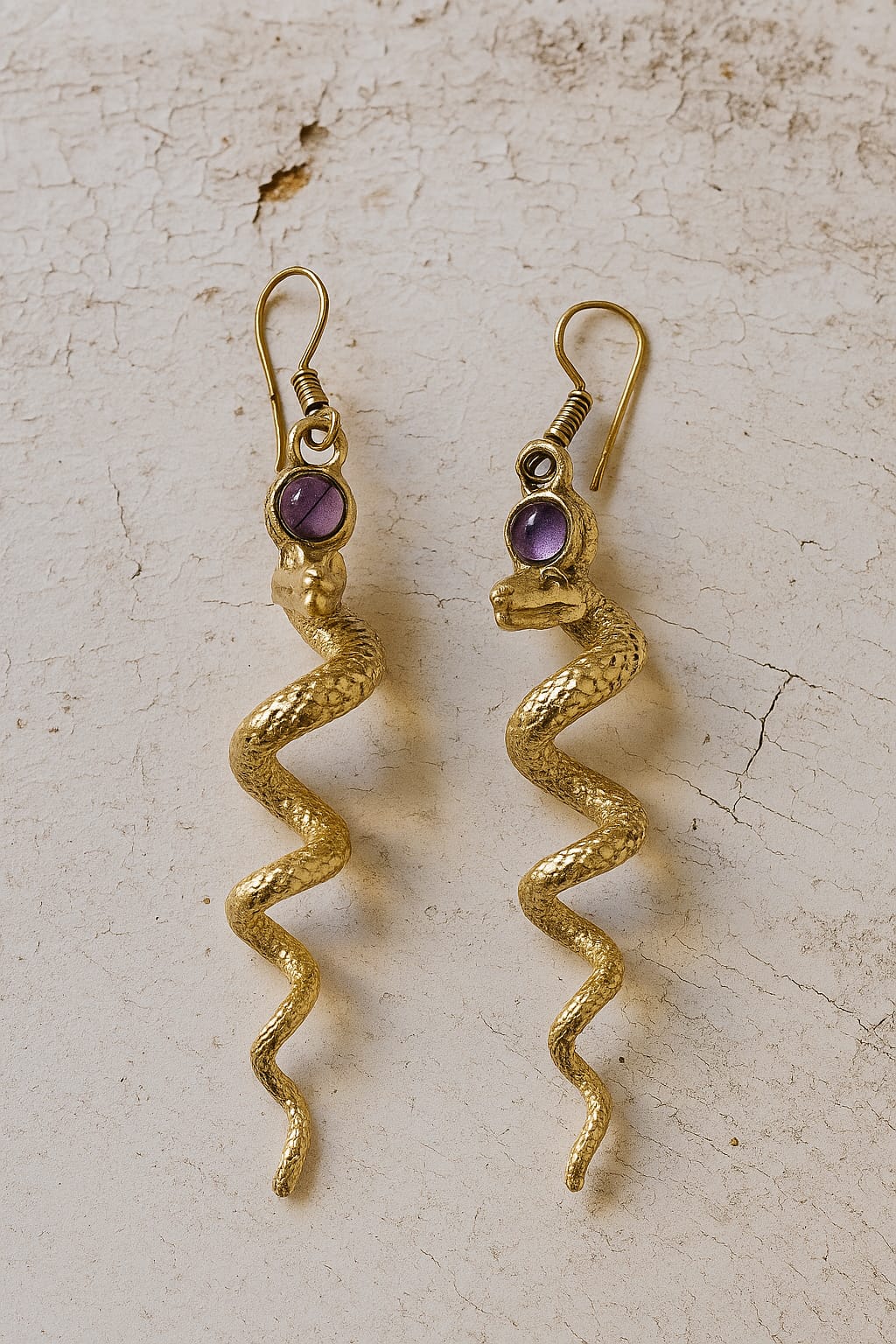 Serpentine Noir Earrings