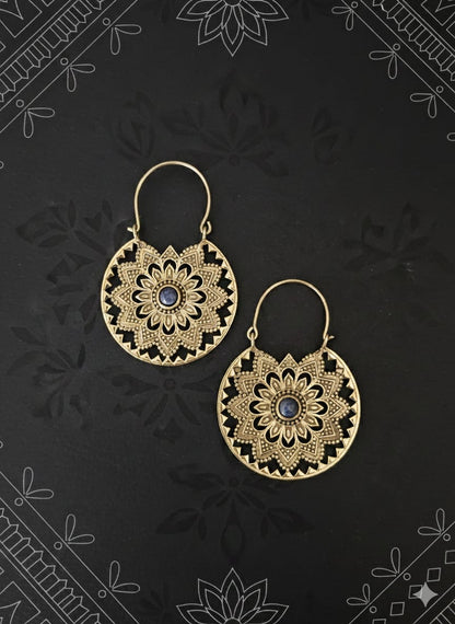 Bohemian Mandala Hoops