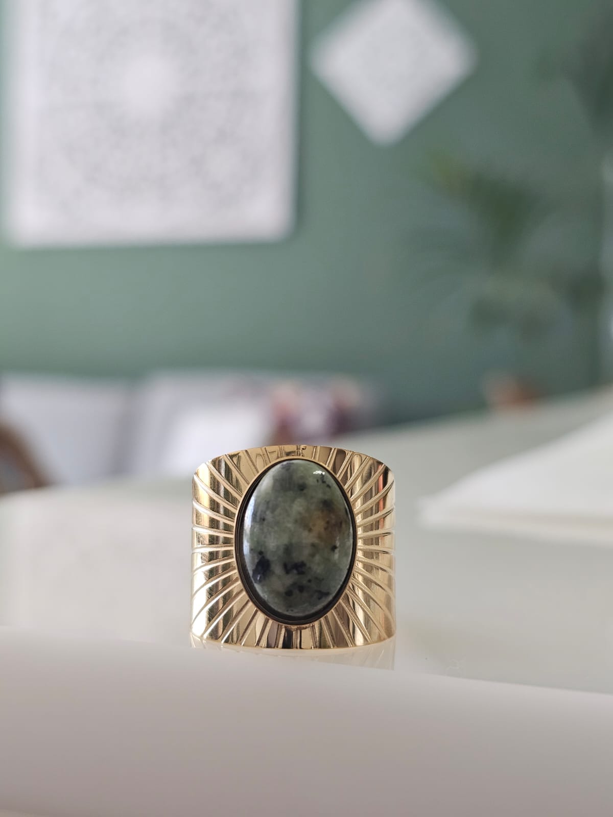 Riverie Ring with African Turquoise