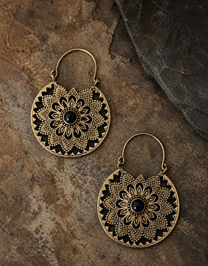 Bohemian Mandala Hoops